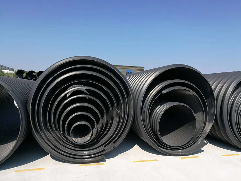 聚乙烯钢带增强管材